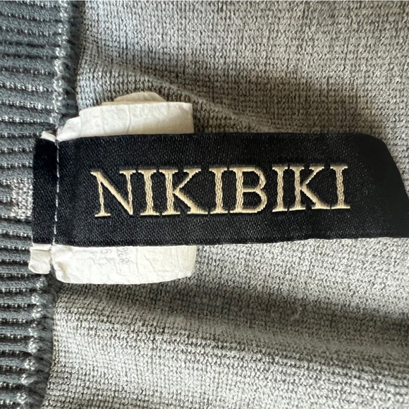 Nikibiki charcoal gray leggings tights base layer. Womens OS - Picture 8 of 11